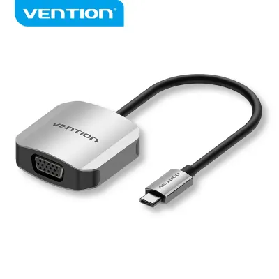 VENTION USB-C to VGA Converter 0.15M Gray Aluminum Alloy TypeModel # TDFHB