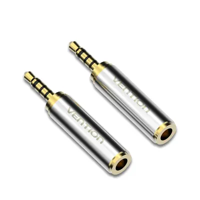 VENTION 3.5mm Female to 2.5mm Male Adapter GoldModel # VAB-S02