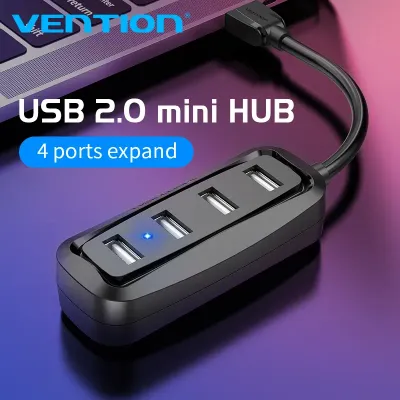 VENTION 4 Ports USB2.0 HUB 0.15M BlackModel # VAS-J43-B015