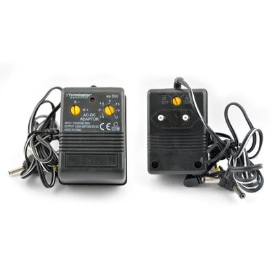 Terminator AC/DC Power Adaptor Deluxe Universal  6 Way 500mA 9W Input 110/240VAC 50Hz With Output DC 1.5-12V