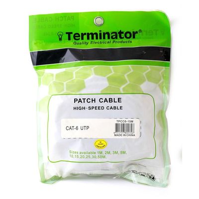 Terminator Patch Cord Cable CAT6 15M