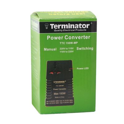 Terminator Multi Pin Travel Voltage Converter with Universal Socket (150W)