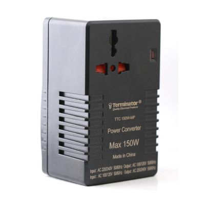 Terminator Multi Pin Travel Voltage Converter with Universal Socket (150W)