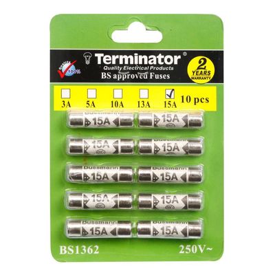 Terminator Ceramic Fuse 15A Terminator Ceramic Fuse 15A