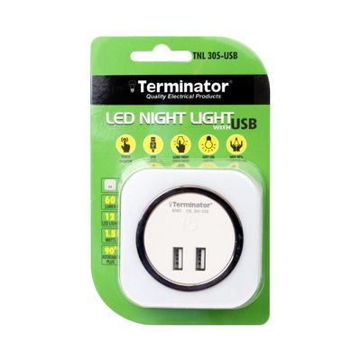 Terminator 2 USB Night Light (2A) & Touch On and Off Switch