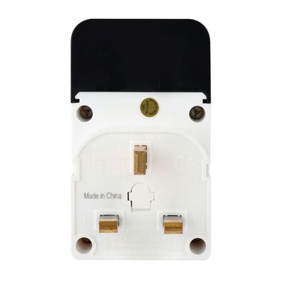 Terminator 3 Way UK Socket Multi Adaptor With 2000mA 2USB Sockets 3 Pin Flat Plug 13A