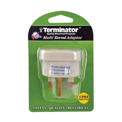 Terminator Travel Adaptor 13A to Universal CE