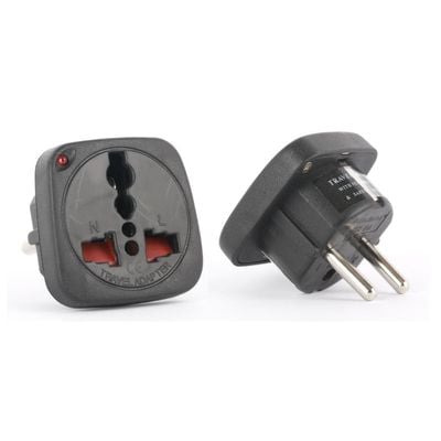 Terminator Travel Adaptor Suchko To Universal (Black)