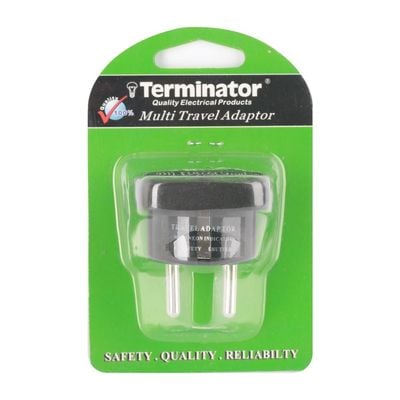 Terminator Travel Adaptor Suchko To Universal (Black)