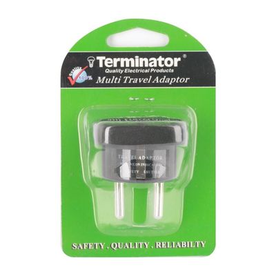 Terminator Travel Adaptor Suchko To Universal (Black)