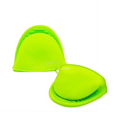 Silicone Oven Mittens Set of 2 Green