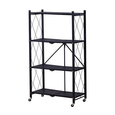 4 Layer Foldable Metal Rack Stand