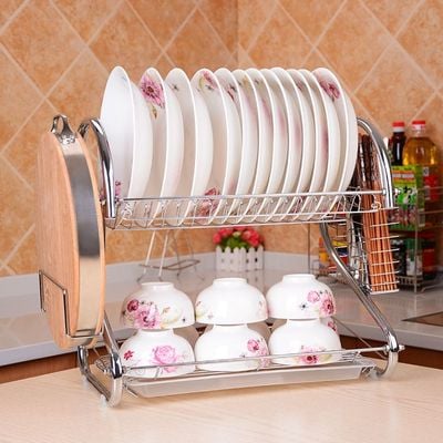 Double Layer Kitchen Rack