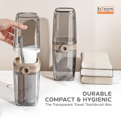 Transparent Travel Toothbrush Box