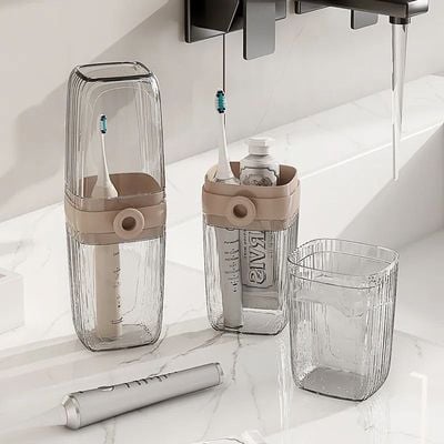 Transparent Travel Toothbrush Box