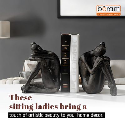 Sitting Ladies Bookend Sets