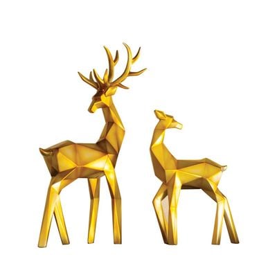 Golden Reindeer Table Accessory 