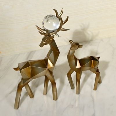 Golden Reindeer Table Accessory 