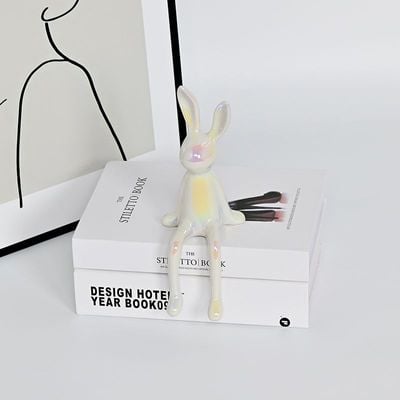 Decorative Sitting Rabbit Table Accessory