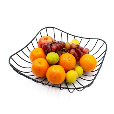 Black Wired Fruit Basket