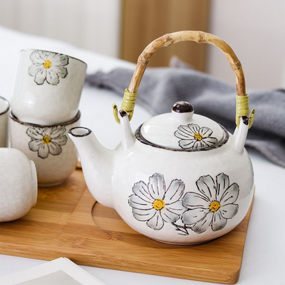 Grey Ceramic Tea Pot Set