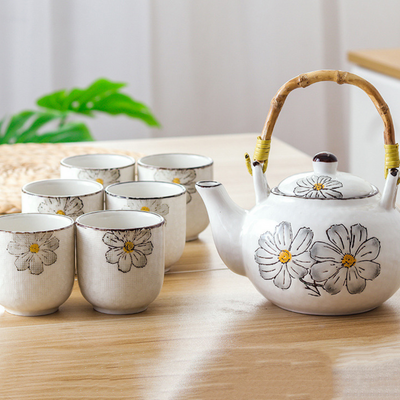 Grey Ceramic Tea Pot Set