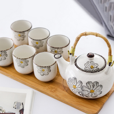 Grey Ceramic Tea Pot Set