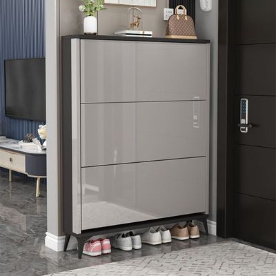 Modern Multi-Tier Shoe - Shoes Cabinet Organizer -Grey