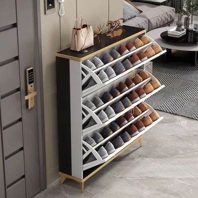 Modern Shoes Cabinet -Shoe Organizer -White