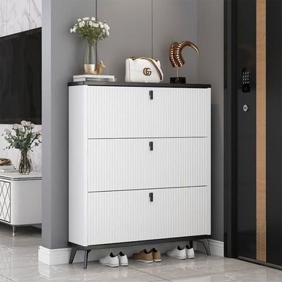 Amazing Shoes Cabinet - Shoes Organizer - Classy and Sassy -White