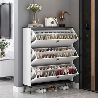 Amazing Shoes Cabinet - Shoes Organizer - Classy and Sassy -White