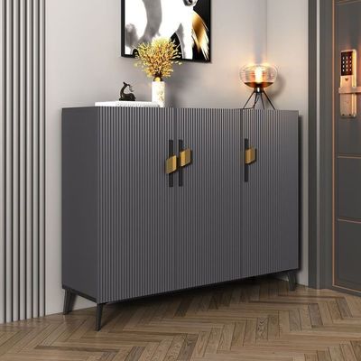 Shoes Cabinet Suits Any Place at Home -Durable Design -Grey