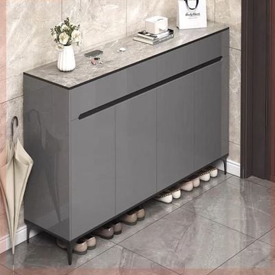 Shoes Cabinet Suits Any Place at Home -Modern Design -Grey