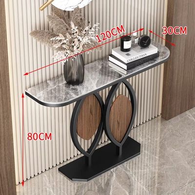 Console Table - Modern Style - Marbel Top 120cm- Black