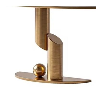 Console Table - Half Moon 140cm - Golden