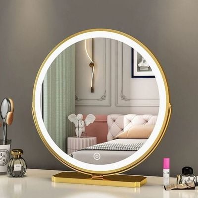 Vanity Table - Durable Beauty Dresser With Led Mirror 120cm Grey