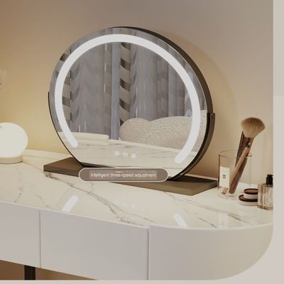 Vanity Table - Cool Beauty Dressing Table - Rounded Cabinet 120cm White