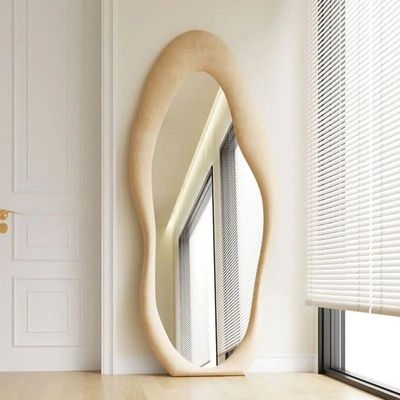 Dressing Mirror - Modern Style Mirror 170cm Beige