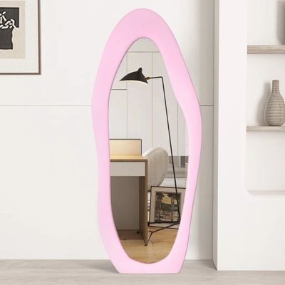 Dressing Mirror - Modern Style Mirror 170cm Pink