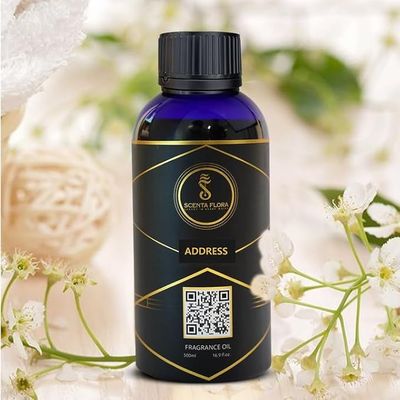 ADDRESS - Aroma Oil for Scent Diffusers 500ml | Smooth Blend of Cedarwood and Citrus for Homes, Hotels and Offices | Designed to Enrich Any Space with a Luxurious, Long-Lasting Aroma