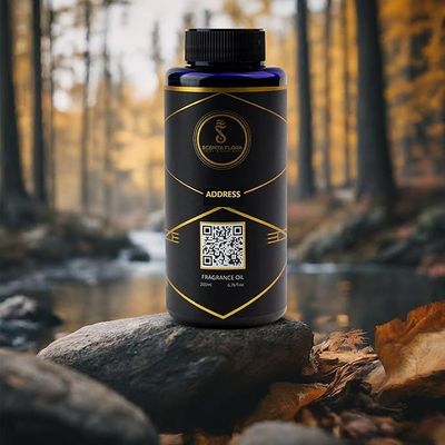 ADDRESS - Aroma Oil for Scent Diffusers 200ml | Smooth Blend of Cedarwood and Citrus for Homes, Hotels and Offices | Designed to Enrich Any Space with a Luxurious, Long-Lasting Aroma