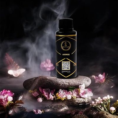 ADDRESS - Aroma Oil for Scent Diffusers 50ml | Smooth Blend of Cedarwood and Citrus for Homes, Hotels and Offices | Designed to Enrich Any Space with a Luxurious, Long-Lasting Aroma