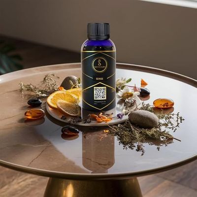 SENSE - Aroma Oil for Scent Diffusers 500ml | A Vibrant Fusion of Citrus, Fruits, Florals, and Warm Notes for Homes, Hotels, and Offices | Aroma Oil for a Refreshing Atmosphere