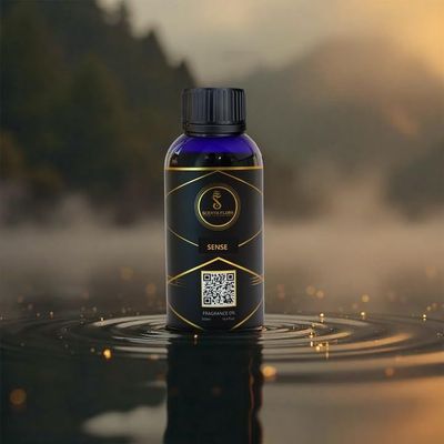 SENSE - Aroma Oil for Scent Diffusers 500ml | A Vibrant Fusion of Citrus, Fruits, Florals, and Warm Notes for Homes, Hotels, and Offices | Aroma Oil for a Refreshing Atmosphere