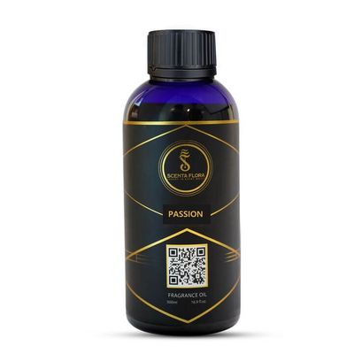 PASSION - Aroma Oil for Scent Diffusers 500ml | A Vibrant Fusion of Citrus, Florals, and Earthy Notes for Homes, Hotels, and Offices | Elevate Any Space with Warmth