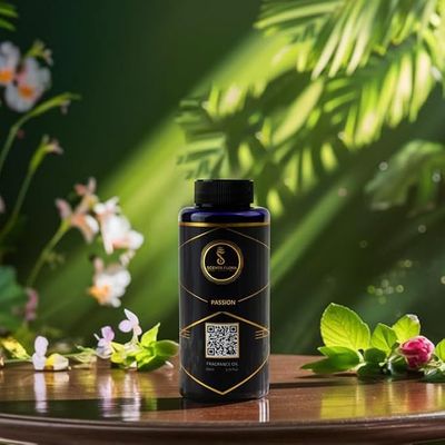 PASSION - Aroma Oil for Scent Diffusers 200ml | A Vibrant Fusion of Citrus, Florals, and Earthy Notes for Homes, Hotels, and Offices | Elevate Any Space with Warmth