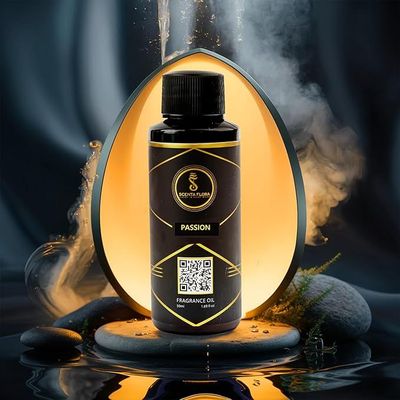 PASSION - Aroma Oil for Scent Diffusers 50ml | A Vibrant Fusion of Citrus, Florals, and Earthy Notes for Homes, Hotels, and Offices | Elevate Any Space with Warmth