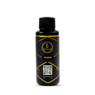 PASSION - Aroma Oil for Scent Diffusers 50ml | A Vibrant Fusion of Citrus, Florals, and Earthy Notes for Homes, Hotels, and Offices | Elevate Any Space with Warmth