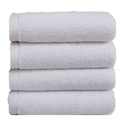 MAXQON Pack Of 4 - Bath Towel - 100% Cotton 600 GSM Large Size (70x140cm) Highly Absorbent And Super Durable , Color White