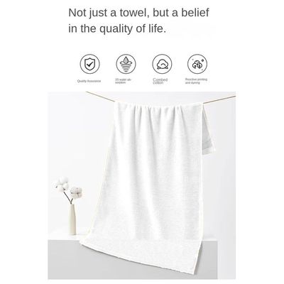 MAXQON Pack Of 2 - Hand Towel - 100% Cotton 600 GSM Medium Size (45x75cm) Highly Absorbent And Super Durable, Color White